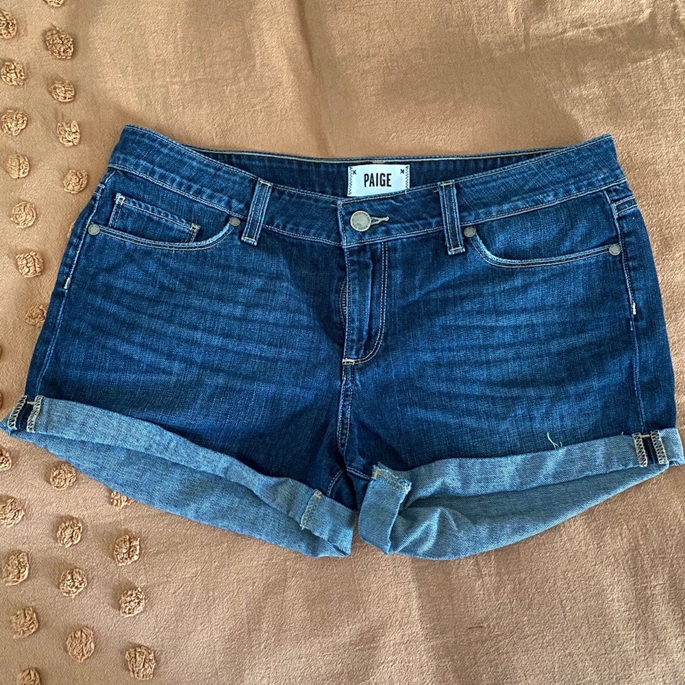 Paige denim shorts.
